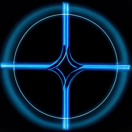 Ethereal Infinity in Vibrant Blue