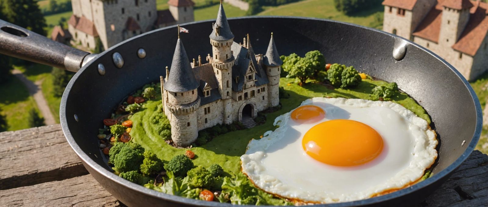 Fried Egg World: Castle and Village