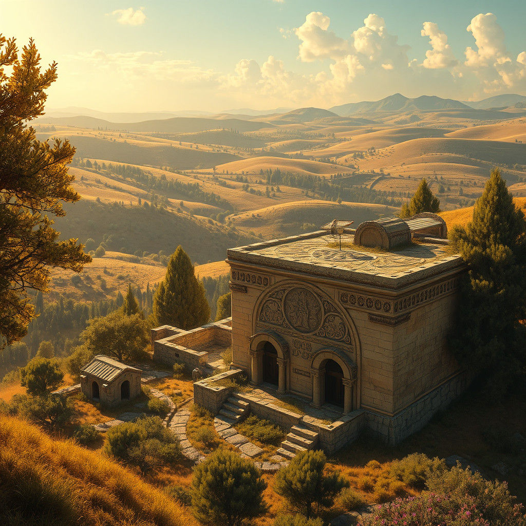 Ancient Tomb of Rachel Imeinu: Fantasy Concept Art