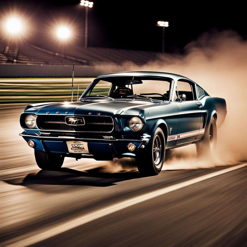 1965 Mustang Mach 1 Night Race