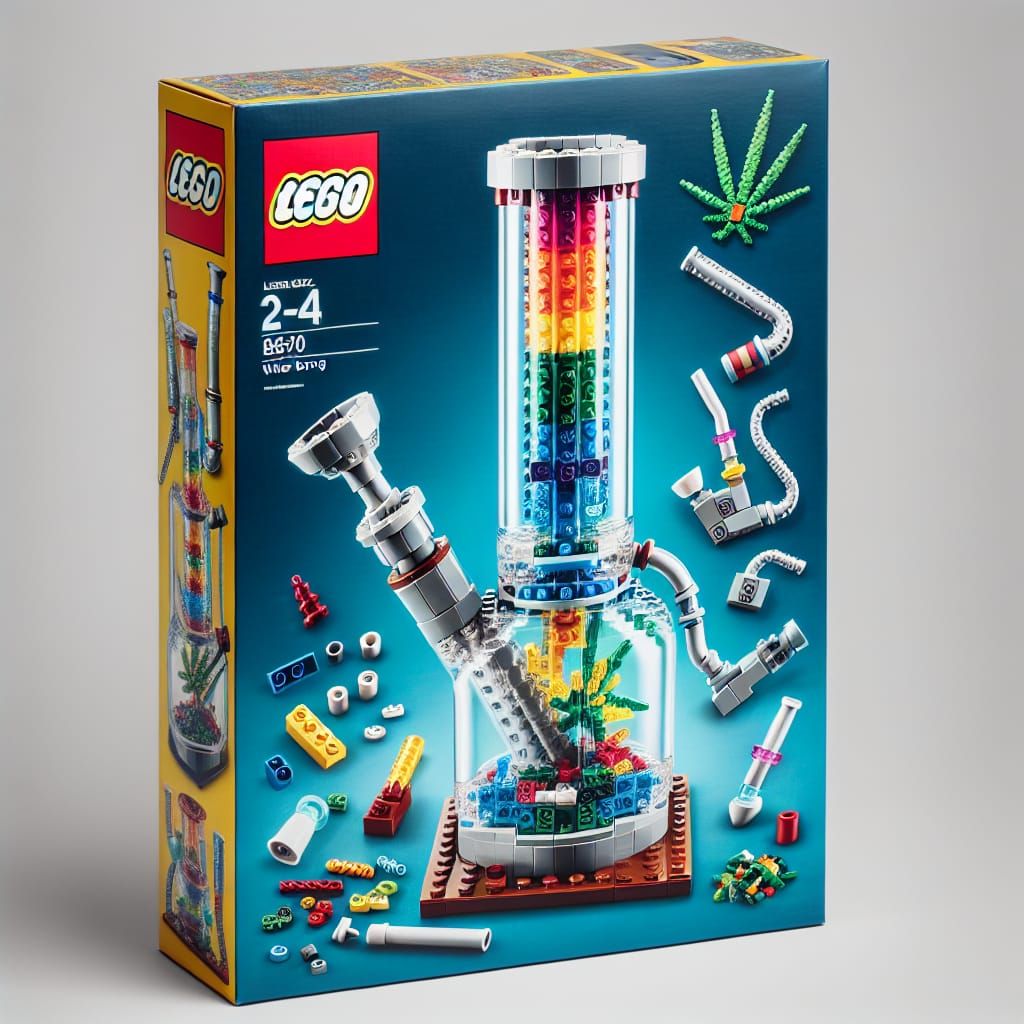 Lego Water Bong Kit in Original Packaging