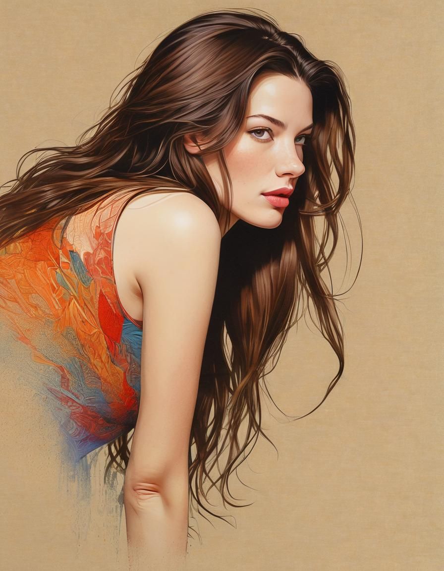 16k, canted 2/3 angle dynamic, shoulders up portrait profile...