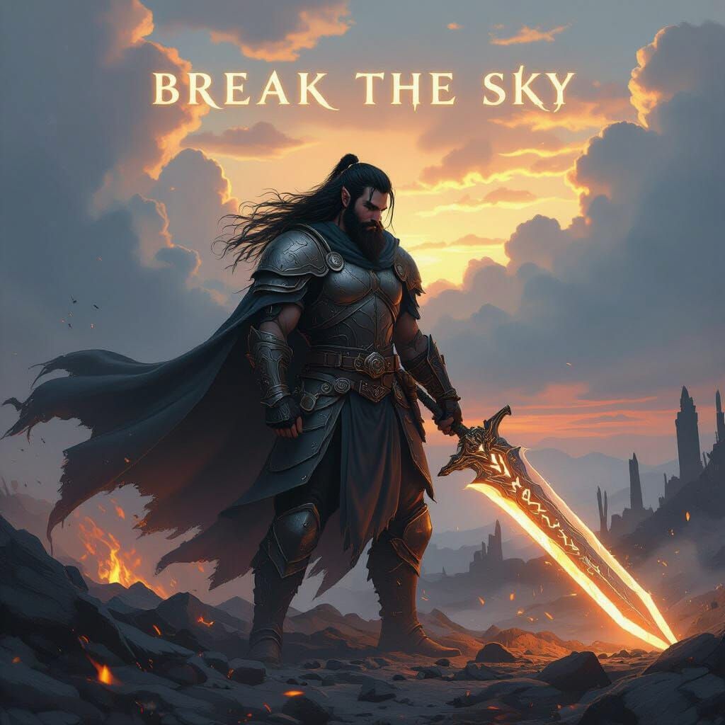 Epic Elf Hero Rises on Battlefield