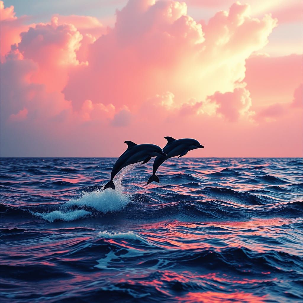 Vibrant Oceanic Dreams in Cinematic Film Style