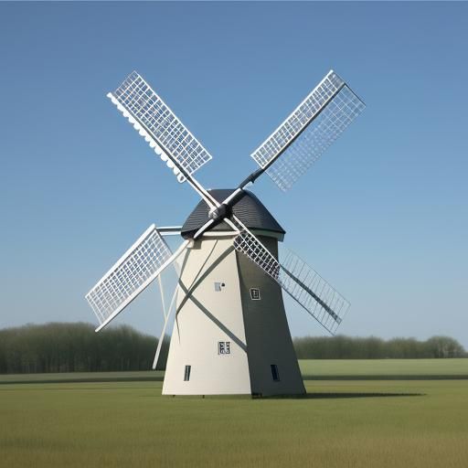 Simple AI-Generated Windmill