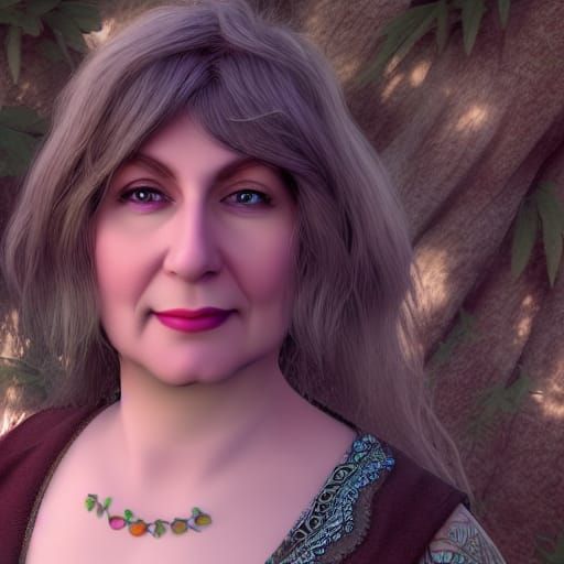 Fantasy Portrait of a Musician Yogini