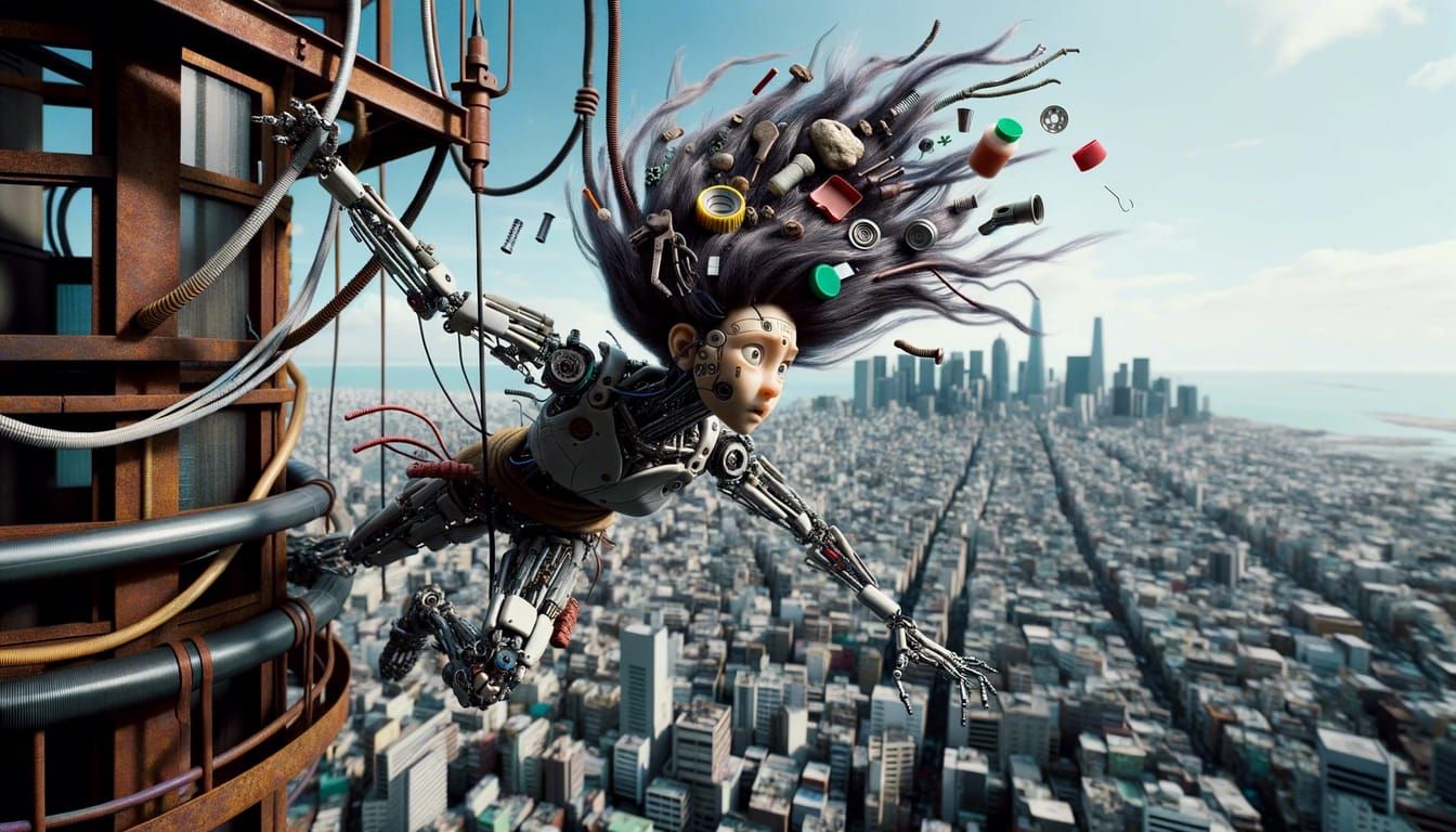 Childhood Joy: A Kid Swinging