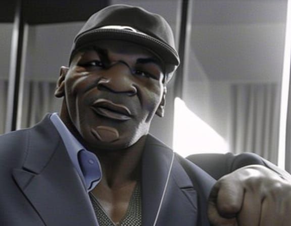 Mike Tyson Digital Art Portrait