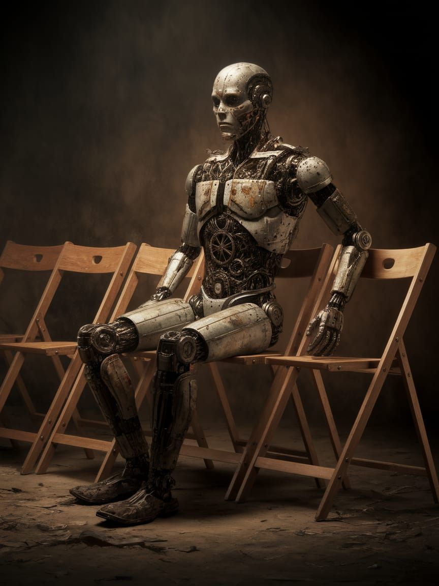 Surreal Android Meets its Maker in a Dusty, Fantastical Sett...