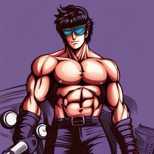 Young Kenshiro looking fine