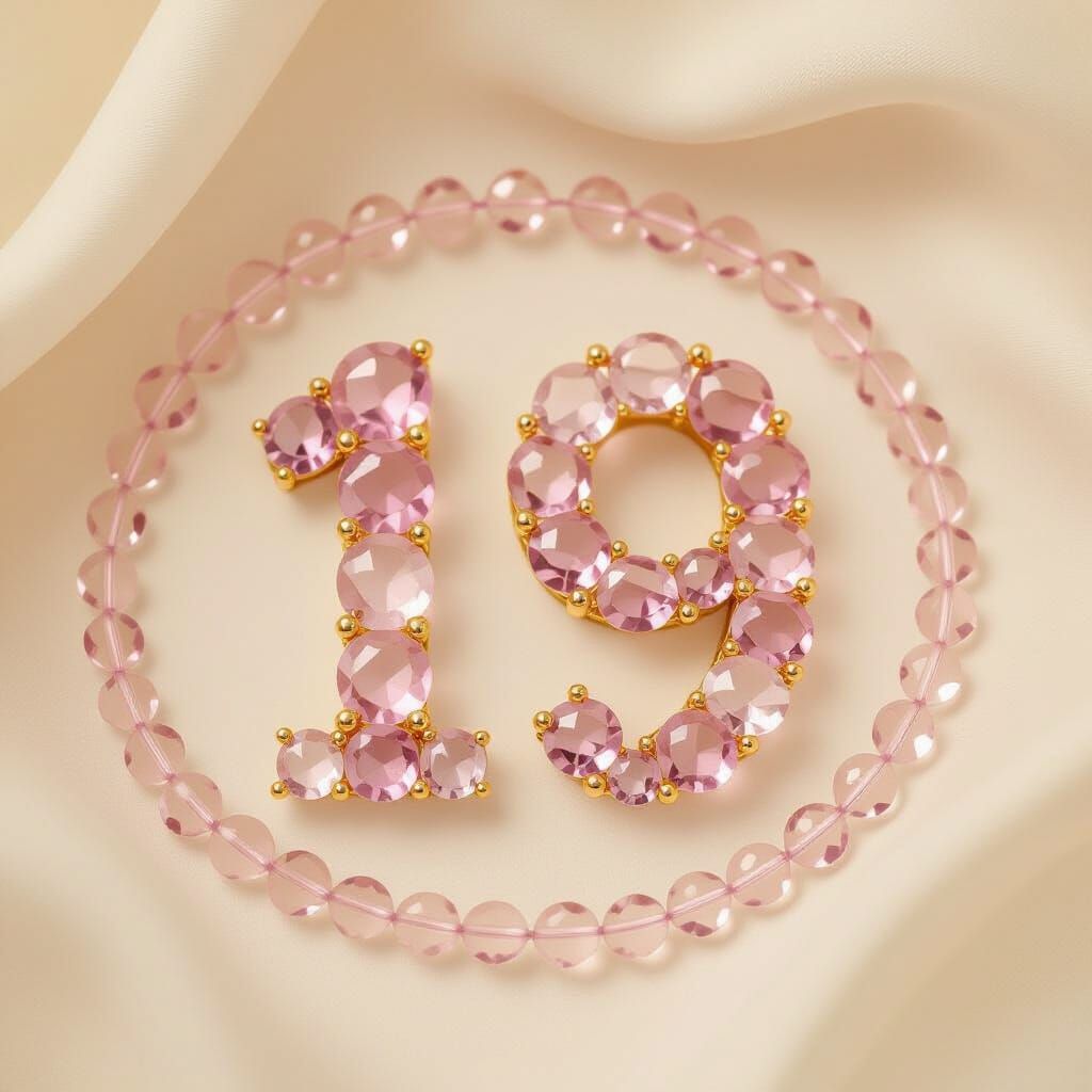 Rose Quartz Number Nineteen Still Life