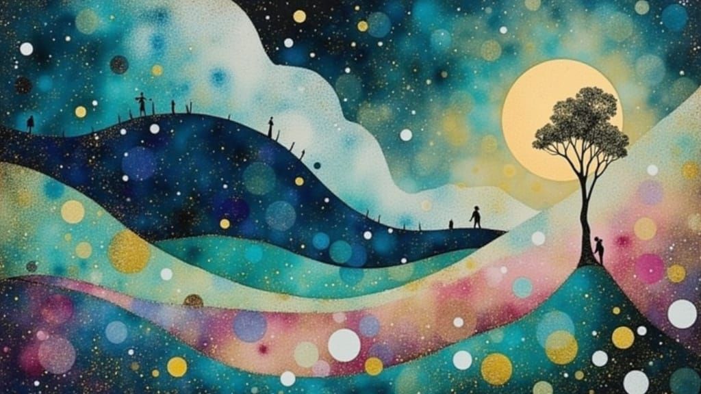 Silhouettes Wander the Wonderland