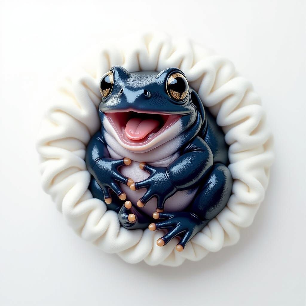 blue frog baby