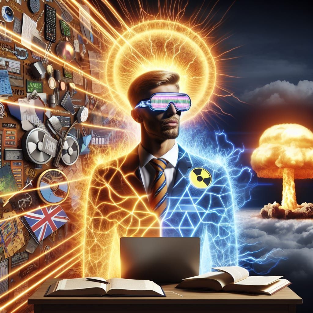 Optimistic Future: Nuclear Science in Futuristic Style