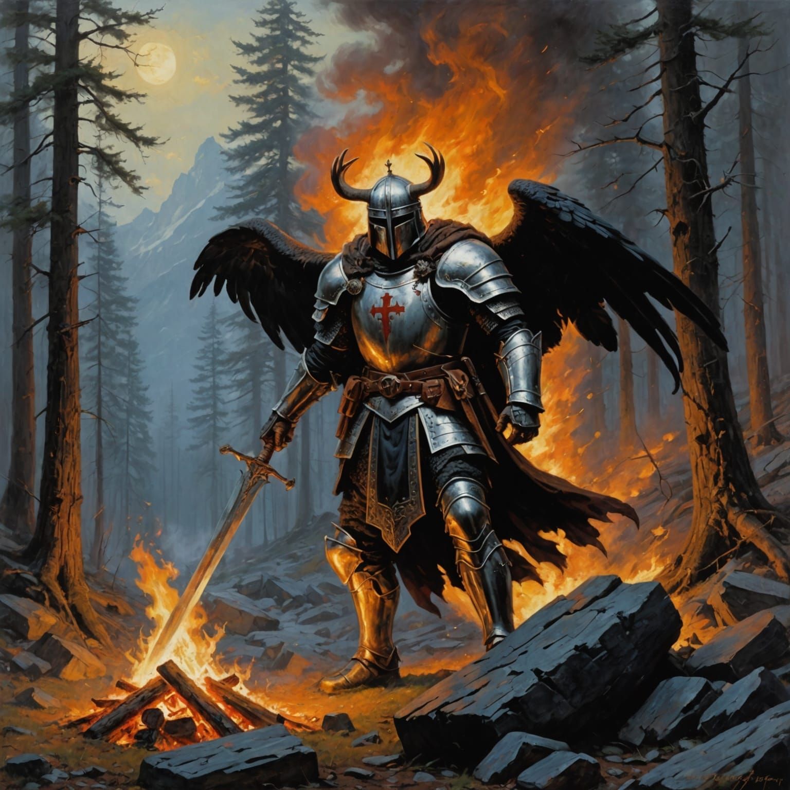 The Invisible Knight Templar Lights Up the Pyre