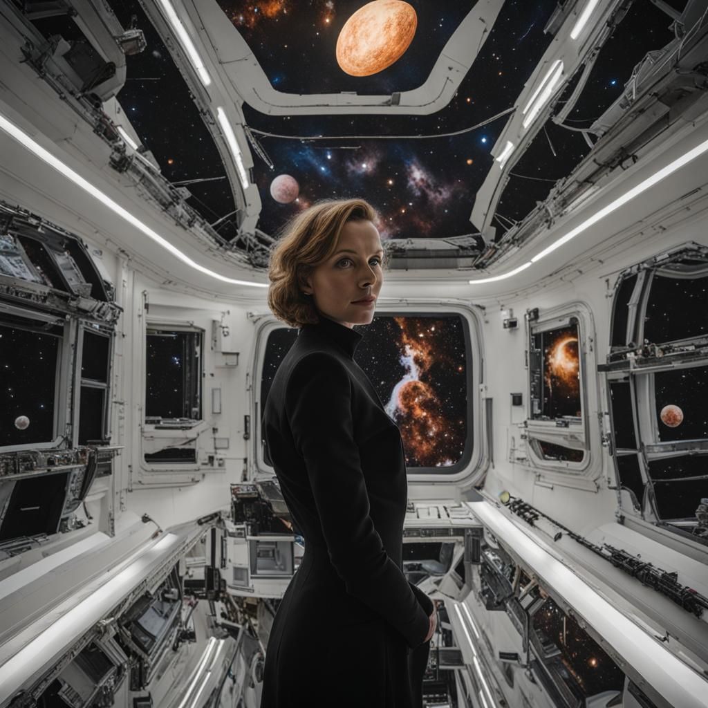 Nora Sohlman Floating in Deep Space
