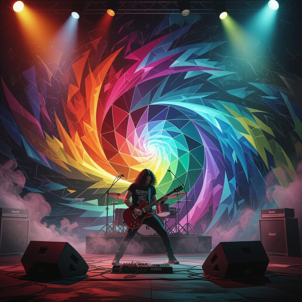 Surreal Band Performance in Chaotic Color Vortex