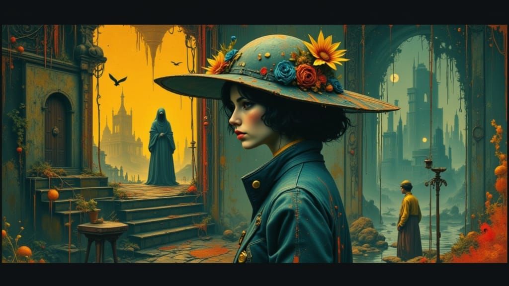 Mangoria and Twilight Zone Inhabitants in Deco Surreal Style