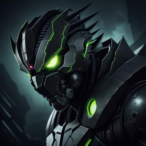 Biomechanical Guyver Unit with Venomous Tendrils