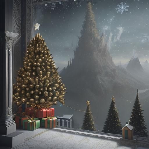 Heavenly Christmas Tree with Handmade Decorations