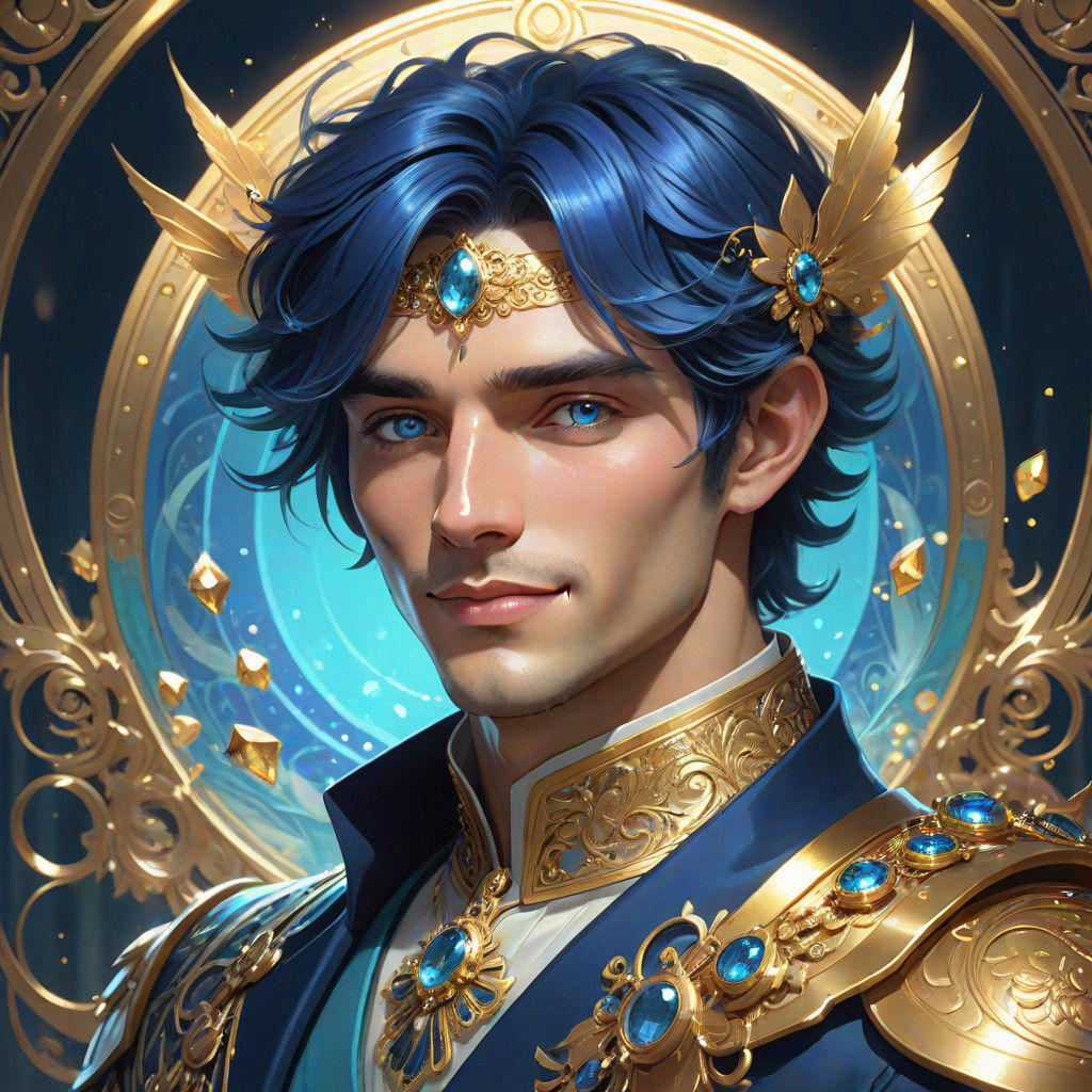 Elegant Fairy Prince in Regal Attire