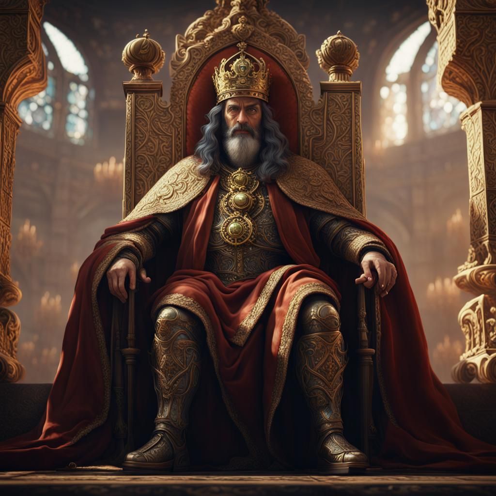 King Solomon Octane Render in Artstation Style