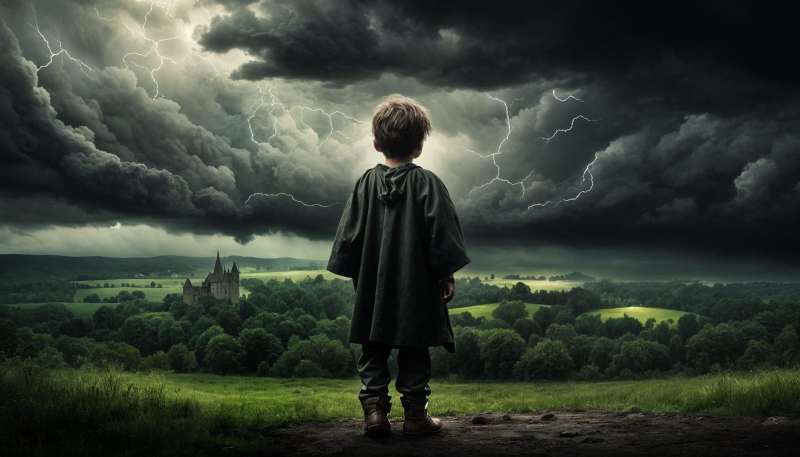 Young Boy Faces Darkest Medieval Storm in Sinister, Mysterio...