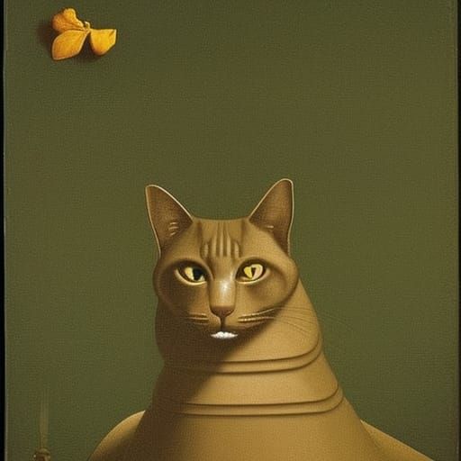 Mice, Cat, and Nile: Antonello da Messina Inspired Art