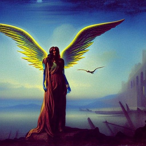 Angel of Death in Biopunk Film Noir