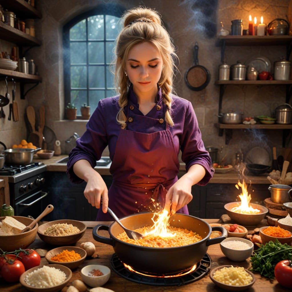 Magical Cooking Concept Art