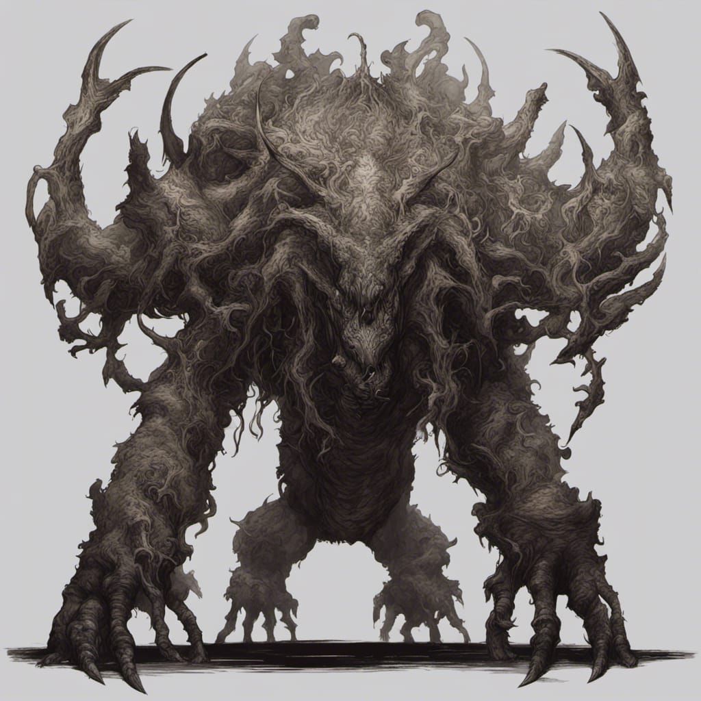 Unsettling Multi-Limbed Final Fantasy Horror Boss