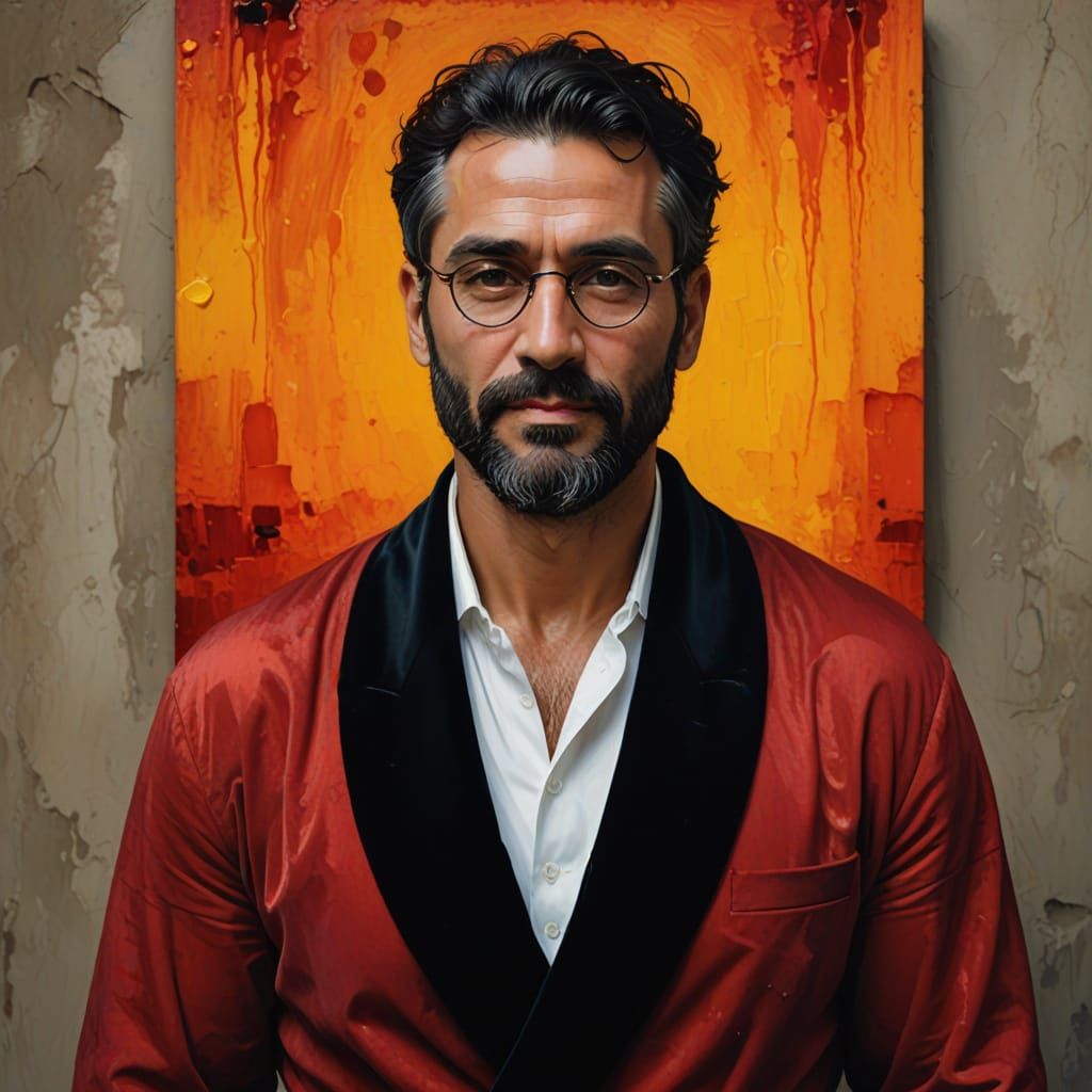 Turkish Gentleman in Velvet Robe