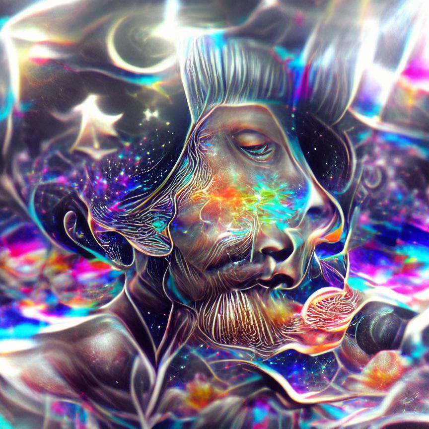 Holographic Astral Soul Illustration by Pablo Amaringo