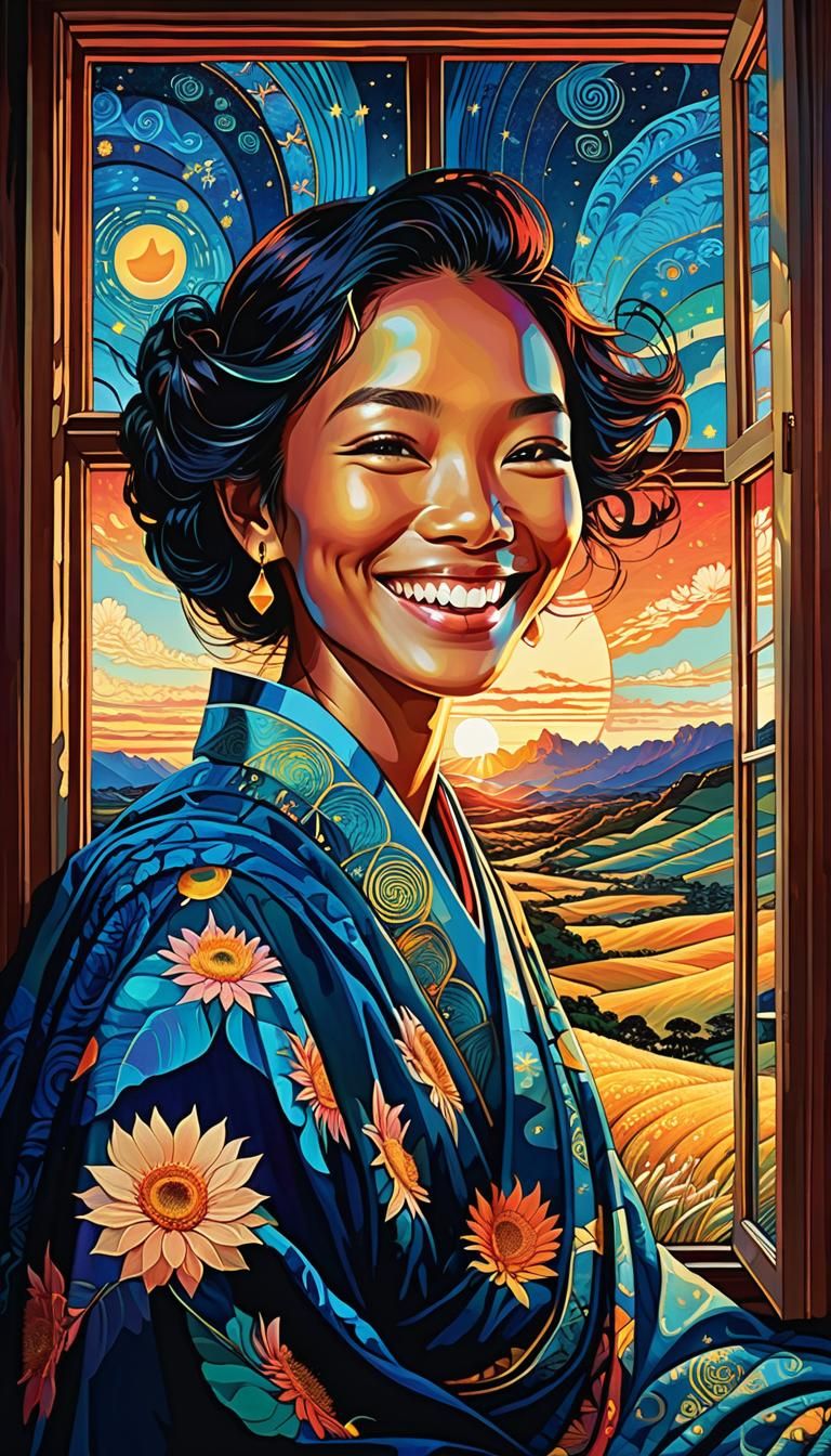 Have a great smile 😃 at a beautiful morning 🌅