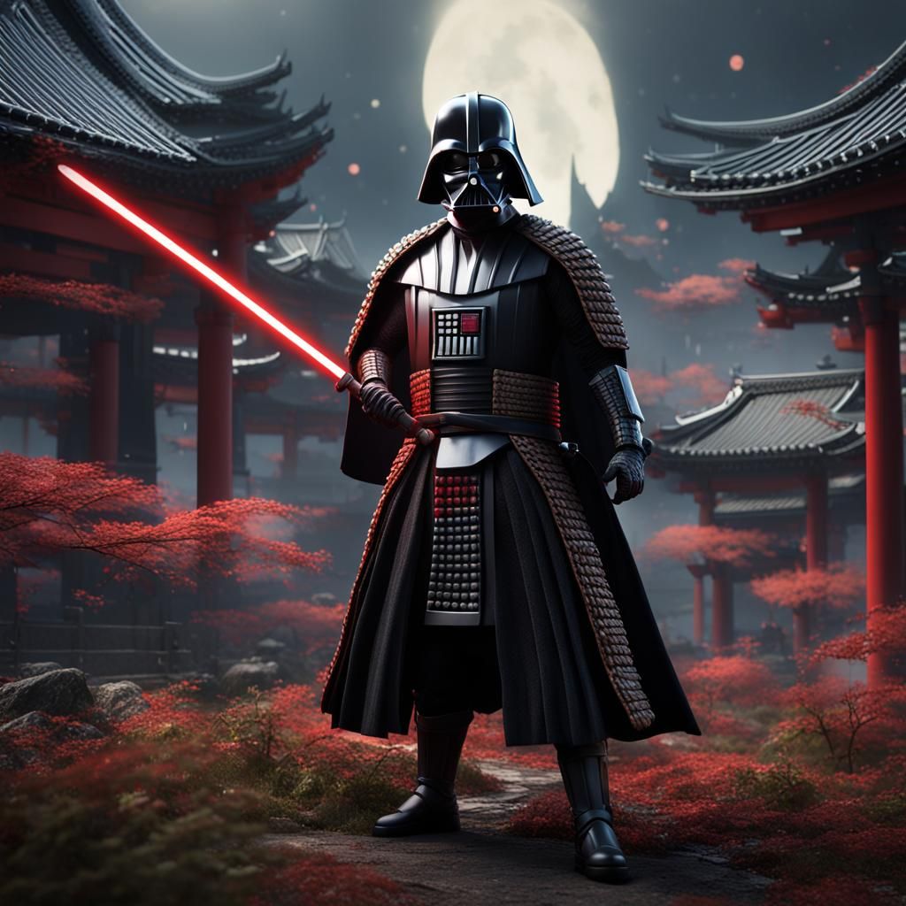 Darth Vader as Feudal Japanese Samurai