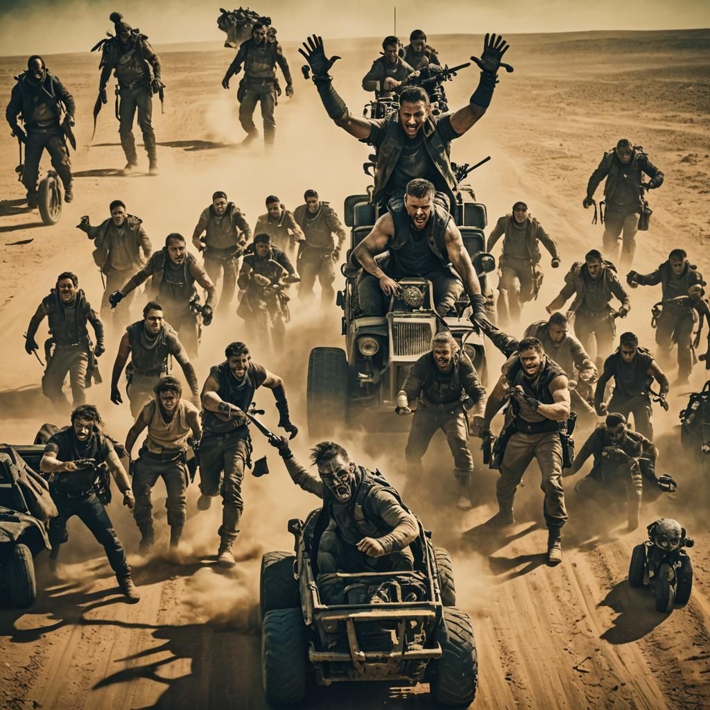 Cinematic Film Still of Tom Hardy Being Tickled