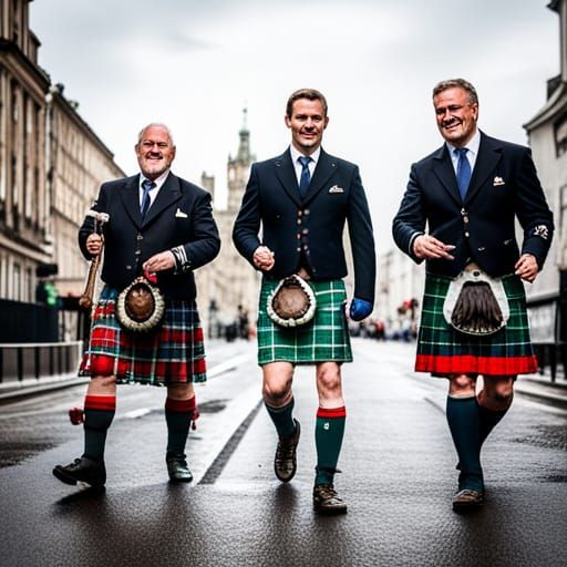 scots wear kilts