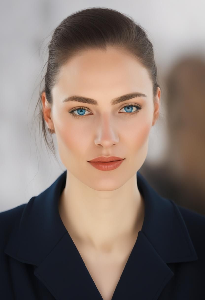 Woman's Portrait in Picasso's Blue Period Style