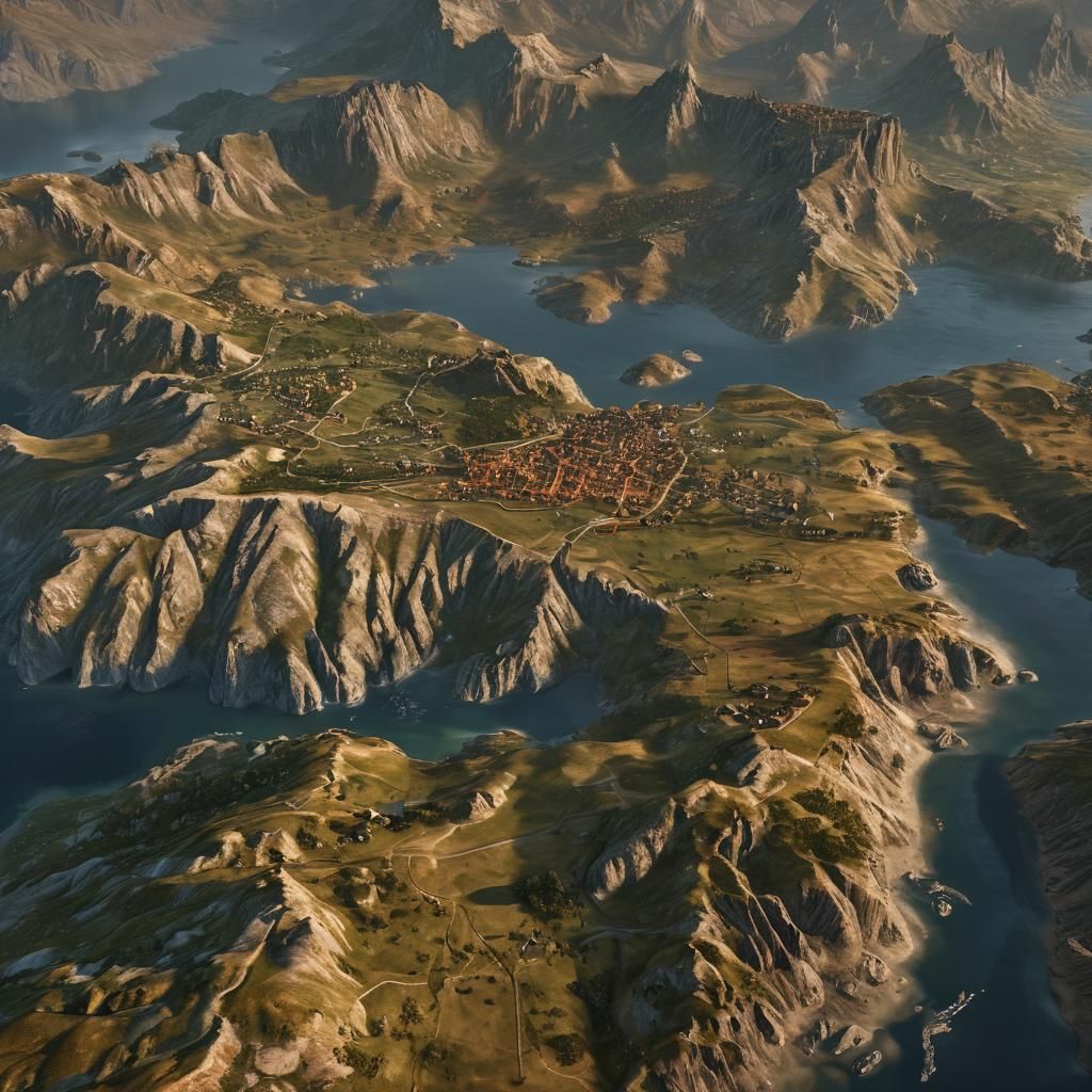 Epic 3D Westeros Map in Unreal Engine 5