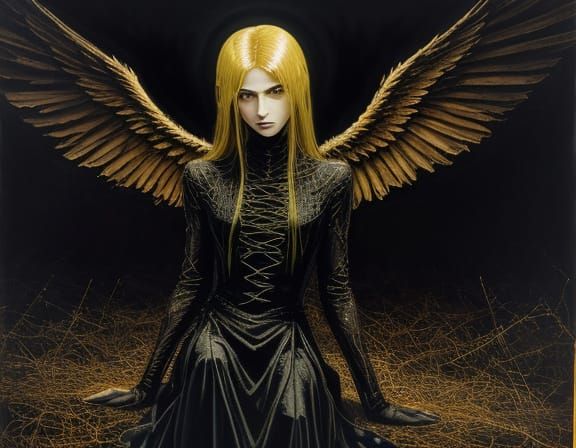 Fallen Angel Trapped in Sinful Webs