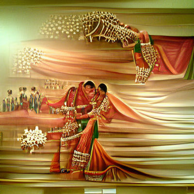 Vibrant Indian Wedding Ceremony Celebration