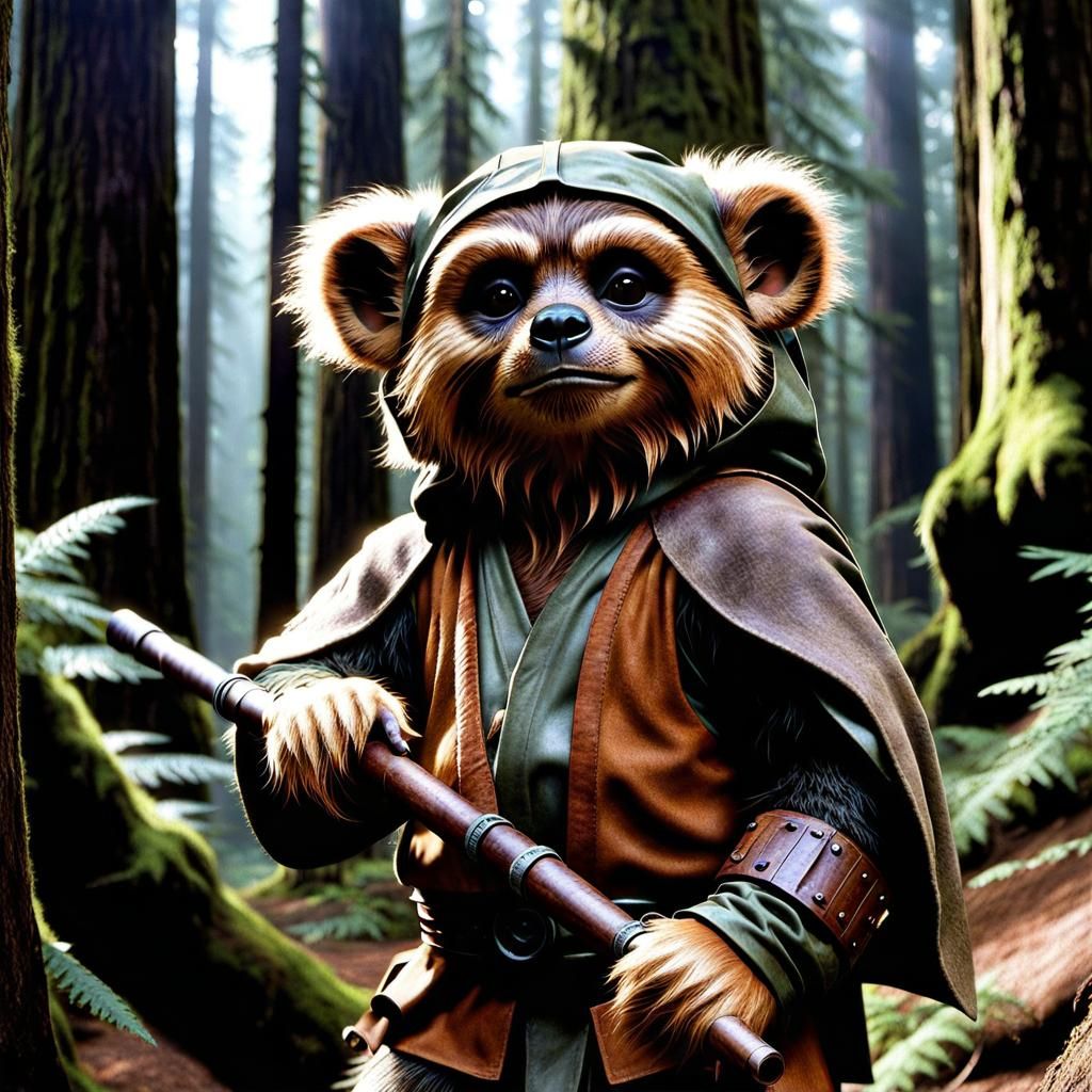 Hyperrealistic Ewoks on Endor: Return of the Jedi
