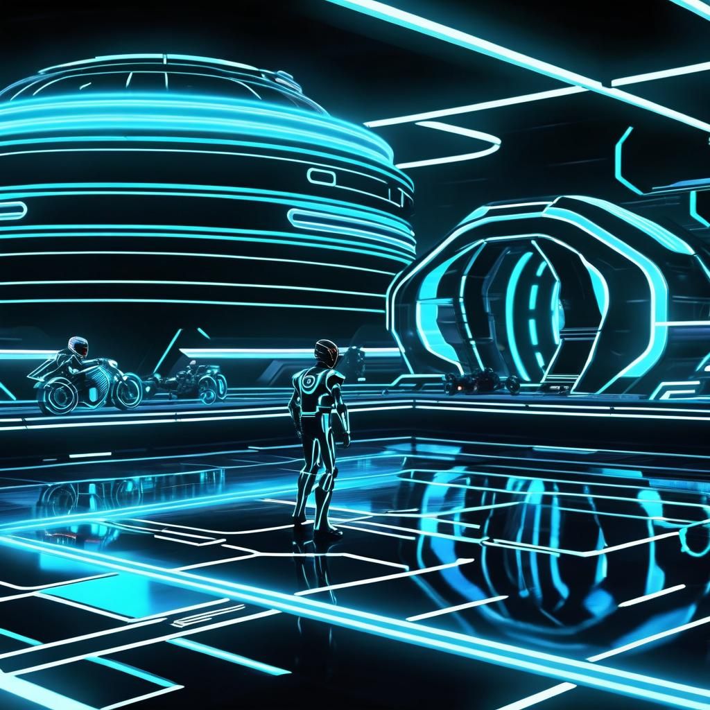 Tron Disc Battle: 8k Cinematic Capture