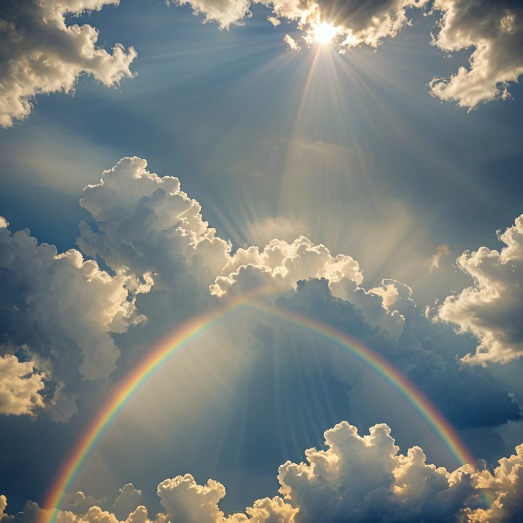 Burning Rainbow Piebald Divine Light