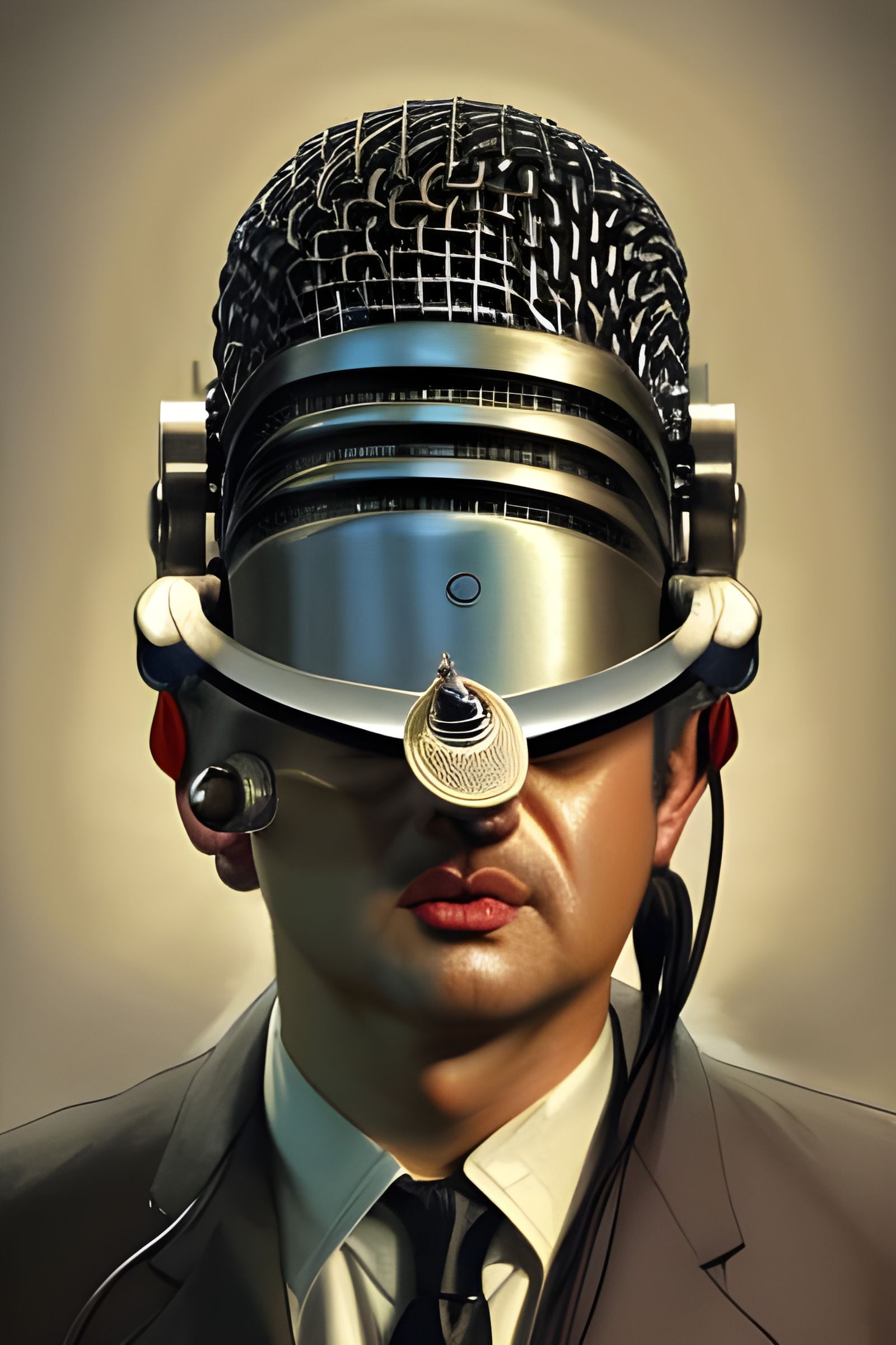 Elvis Fish Sings: Hyperdetailed Portrait