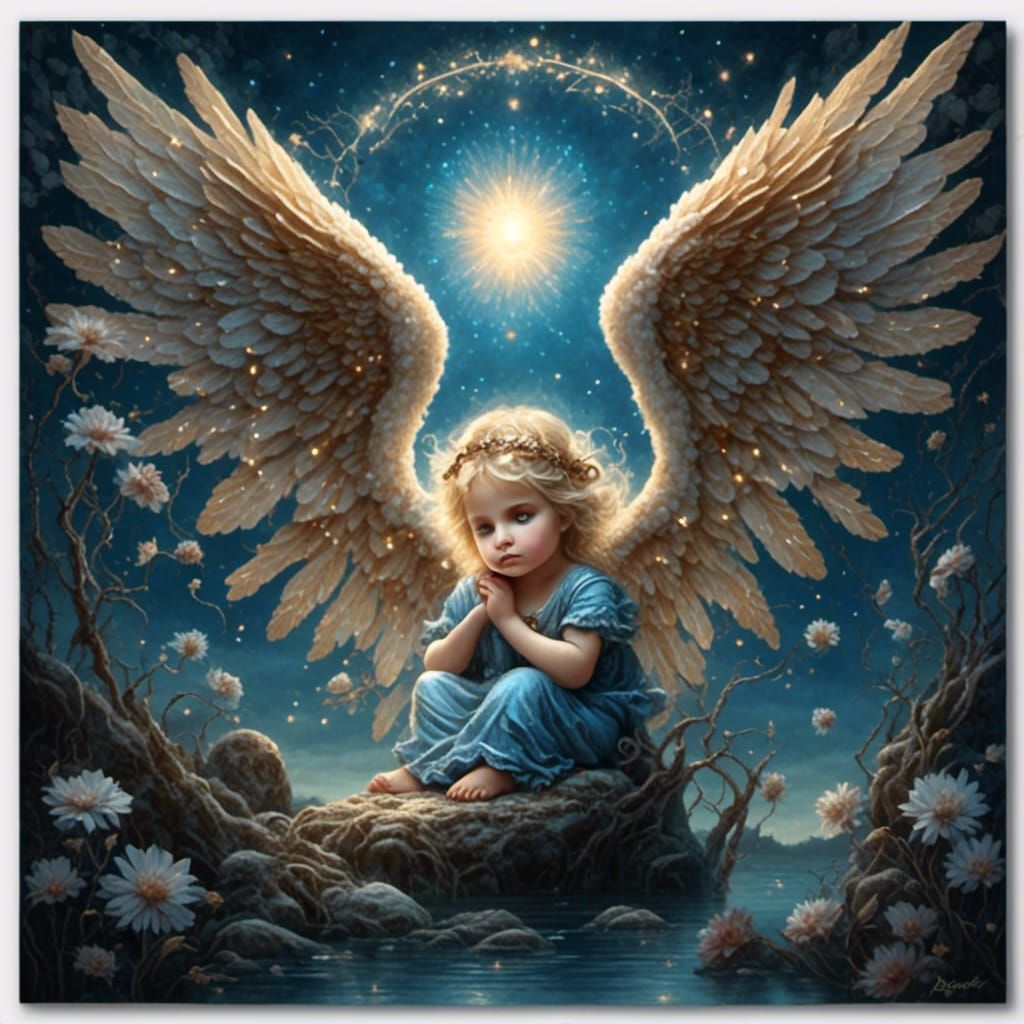 Cute Celestial Cherub