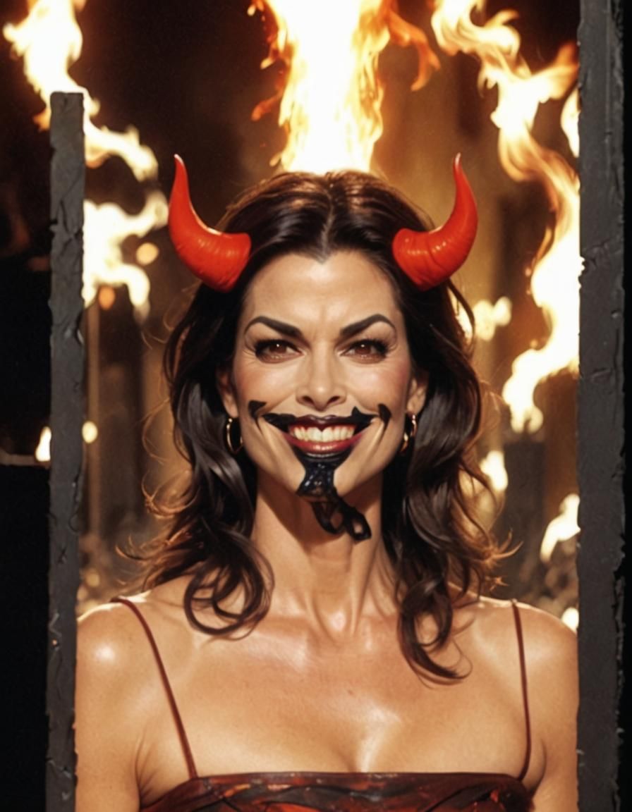 Cartoon Satan: Suburban Devil in a Blazing Inferno