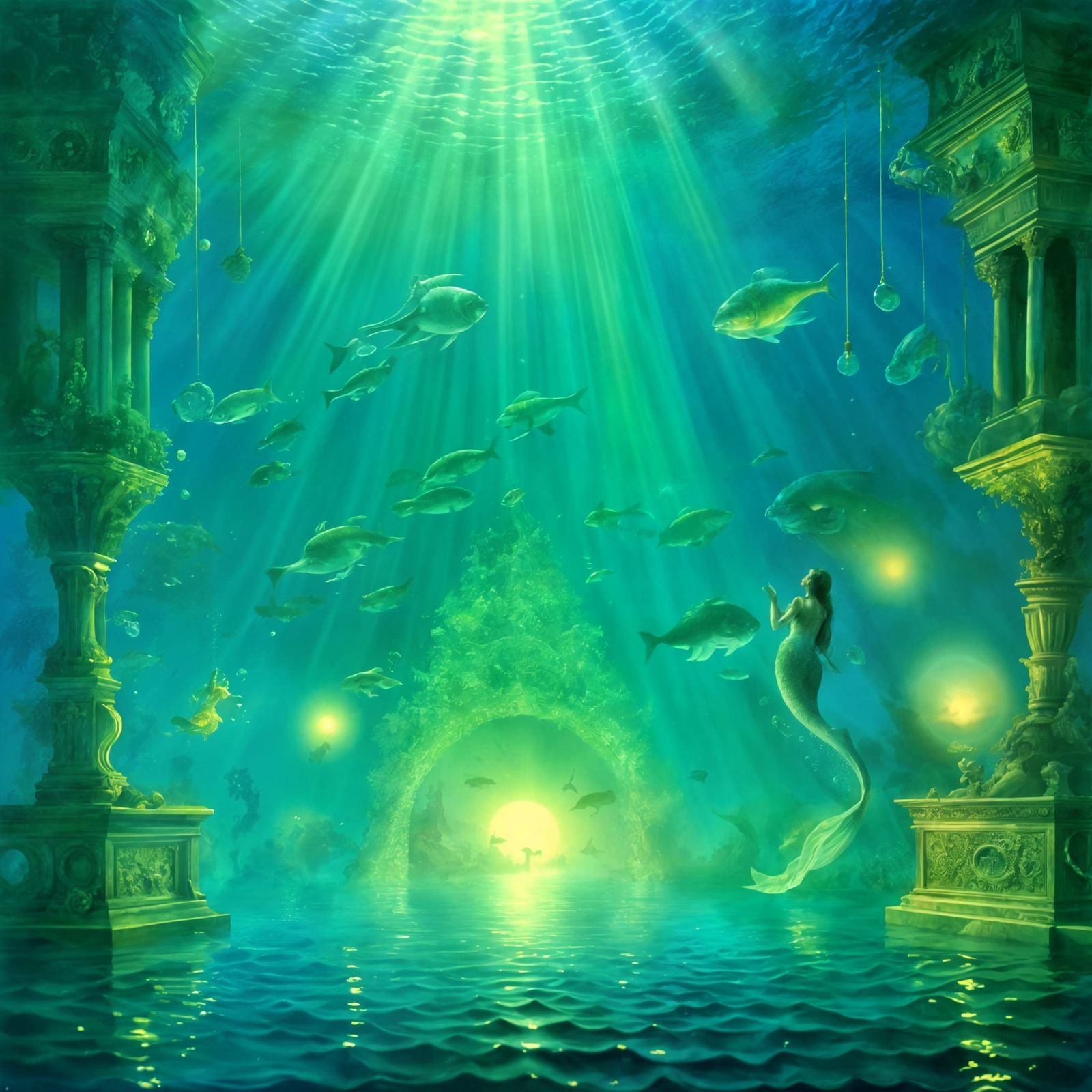 Baroque Mermaid's Underwater Orchestra