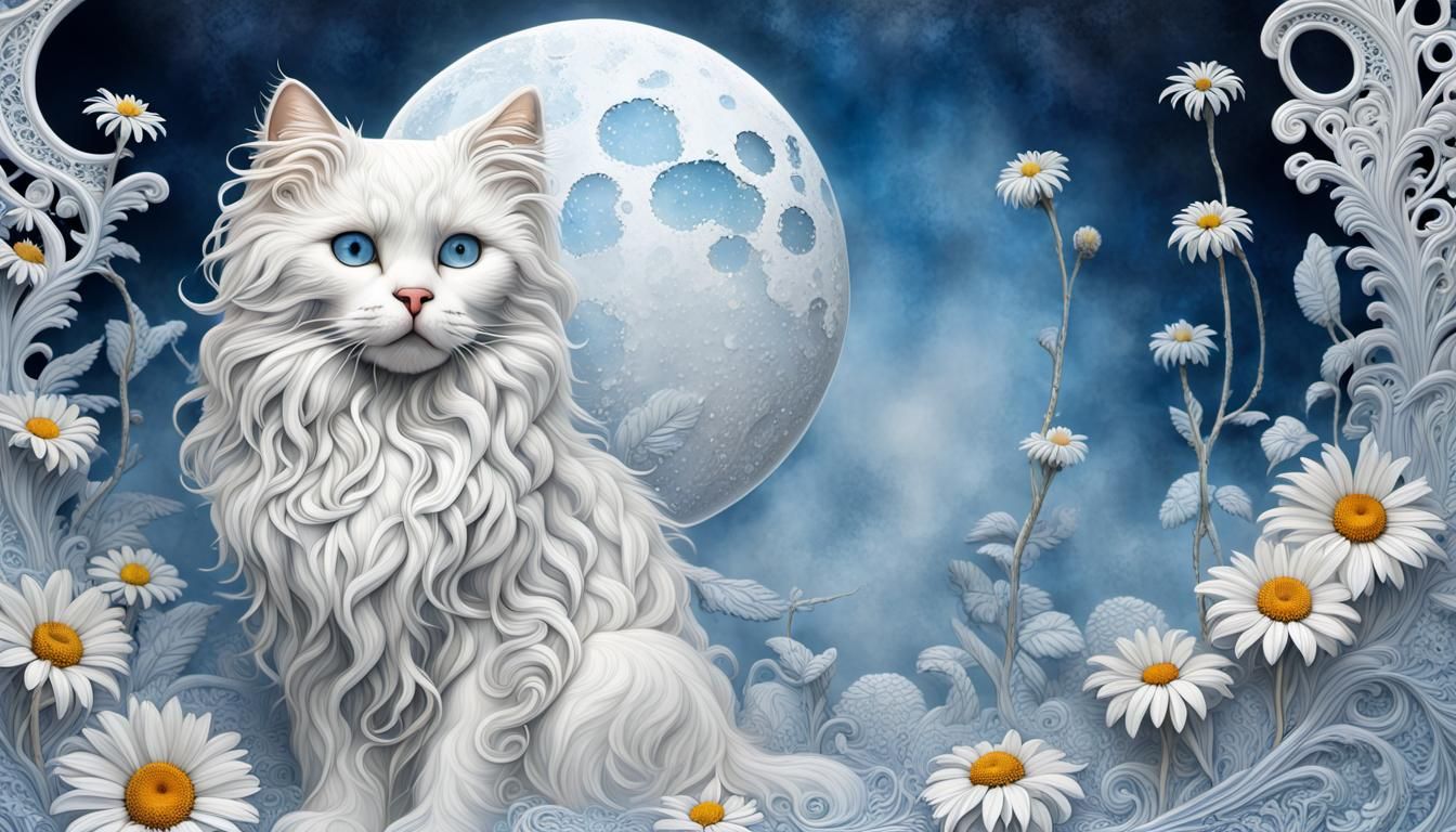 Raggedy Anne in Narnia with Lace and Glass Moon