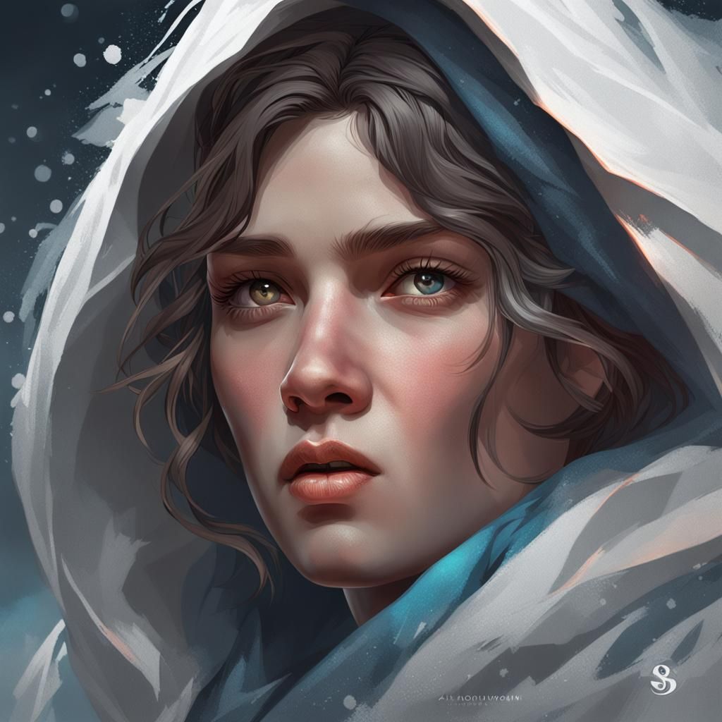 Detailed Portrait with Dynamic Lighting